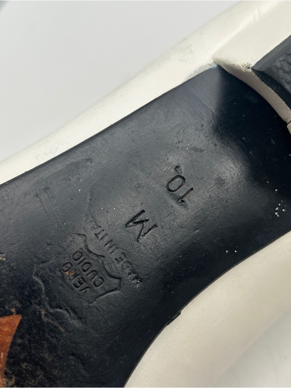 YSL Cap Toe Pumps Leather Vintage Shoes Womans 10 Black White Old Money - Picture 4 of 15